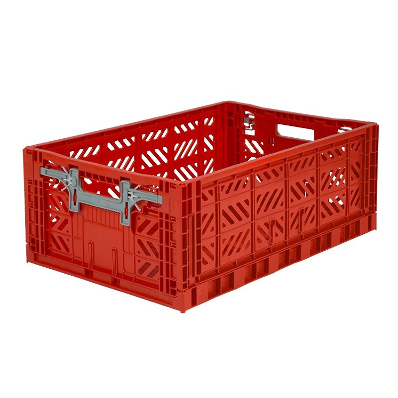 Turkey Aykasa Folding Storage Basket (L)-Red - กล่องเก็บของ - พลาสติก 