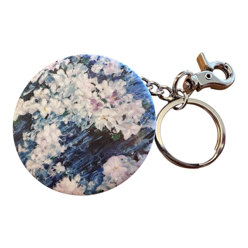 療癒隨身鏡鑰匙圈  療癒小物 文創小物 隨身鏡吊飾 禮物推薦 - 吊飾/掛飾 - 其他金屬 