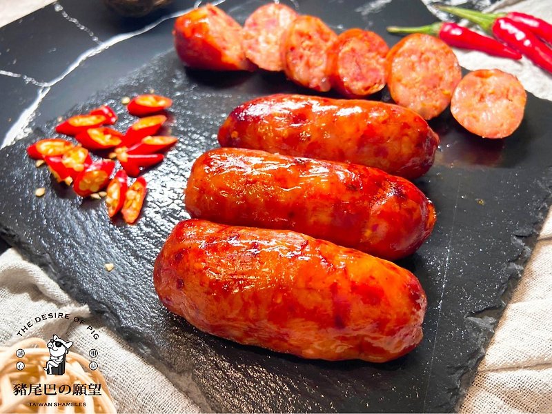 [Pig Tail Wish] Ancient sausage (original, spicy, garlic sprouts, black pepper)/600g - Other - Fresh Ingredients 