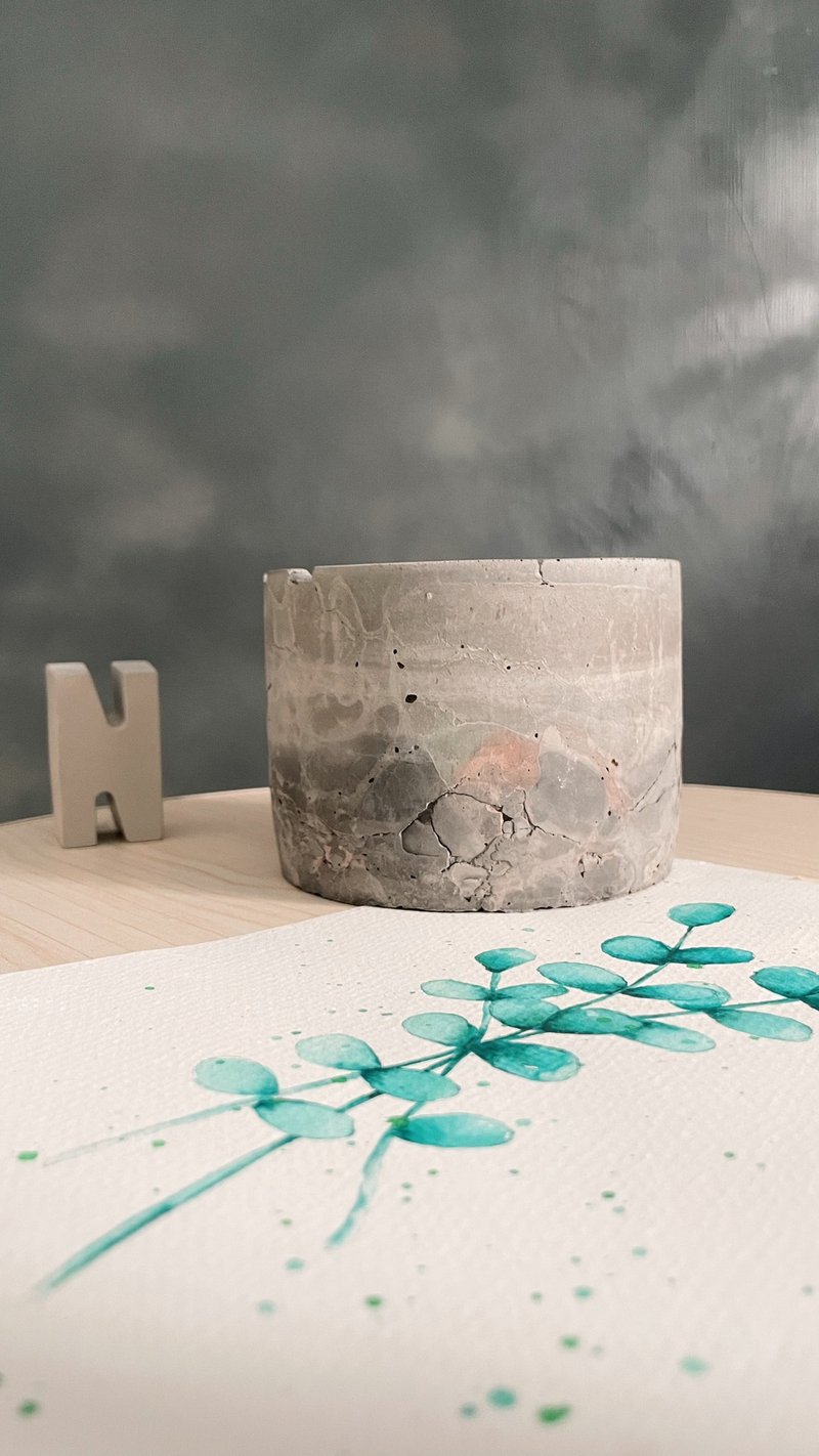 | 泥是被抹上的一方風景 | - 盆栽/植栽 - 水泥 