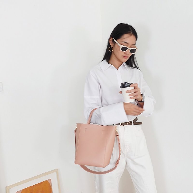 Tote bag - Everyday series - Mini - Pink - 手提包/手提袋 - 人造皮革 粉紅色