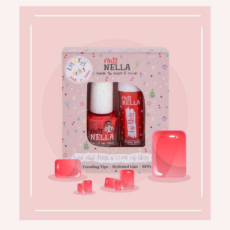 British [Miss NELLA] Children's Water-based Makeup Candy Jar Series 2 is included in the group-Lipstick Candy - Lip & Cheek Makeup - Other Materials Red