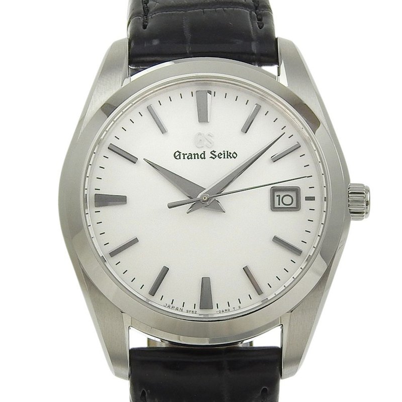 【日本直送】セイコー SEIKO グランドセイコー ヘリテージ SBGX295 9F62-0AB0 クオーツ SS×レザー 白文字盤 メンズ腕時計【中古】 - 女錶 - 不鏽鋼 銀色