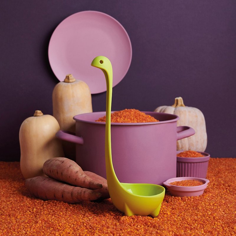 [24-hour shipping] OTOTO Big Nice Spoon (three colors) - Ladles & Spatulas - Plastic Multicolor