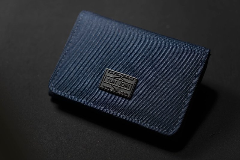 YUN JOIN Gentleman Series-Card Holder Business Card Holder Texture Gentleman Wallet Coin Purse - กระเป๋าสตางค์ - ไนลอน สีดำ