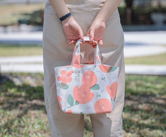 Kapok-Changeable Handbag] Drawstring Bag/Small Tote Bag