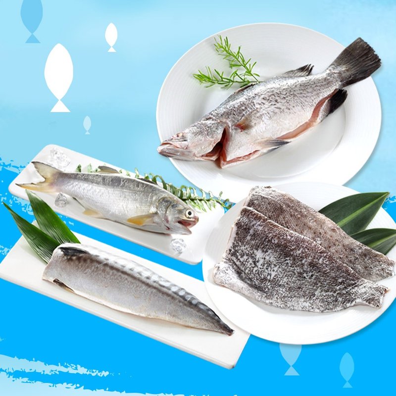【戀戀蚵仔寮】產地直送安心魚組(午仔魚三去、鮮嫩金目鱸魚) - 其他 - 其他材質 多色