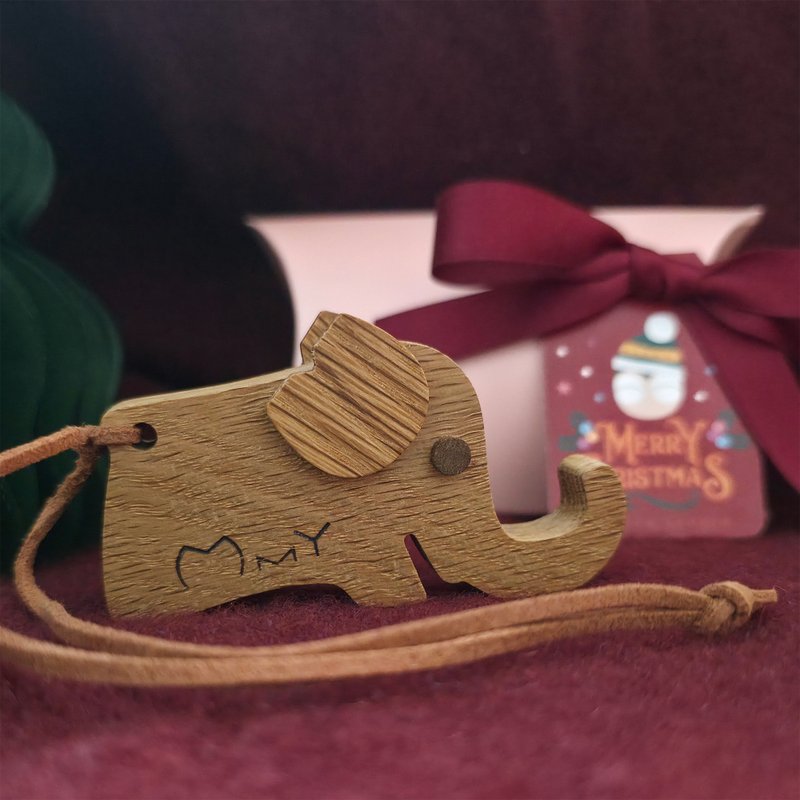 【クリスマスギフトボックス】麦象 無垢材スマートフォンスタンド / アロマディフューザー - アロマ・線香 - 木製 ブラウン