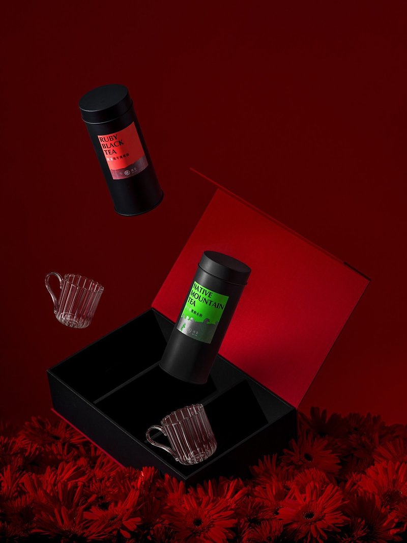 Do cha丨do cha X HANSCHIU co-branded hardcover tea gift box - ชา - อาหารสด สีแดง