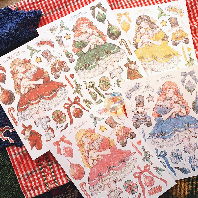 Clover's Present Sticker SET - Stickers - Paper 