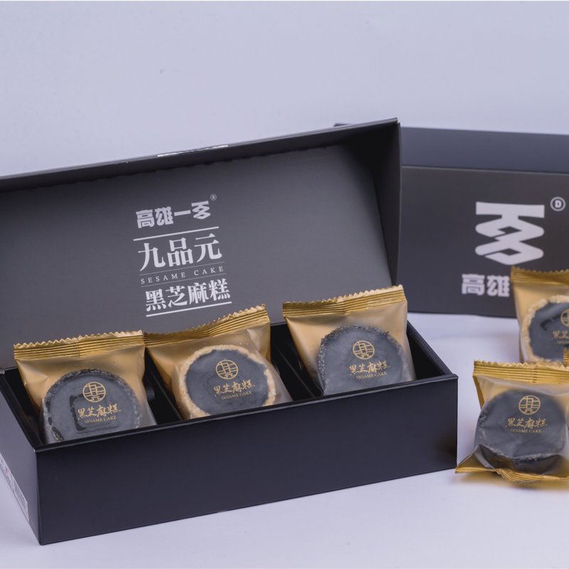 九品元芝麻糕 - 蛋糕/甜點 - 其他材質 黑色