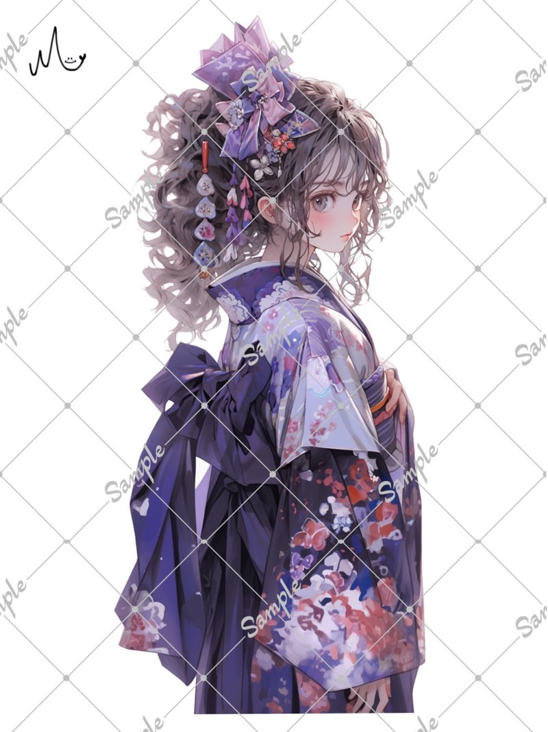 オリジナル人物ステッカー - 貼紙 - 紙 
