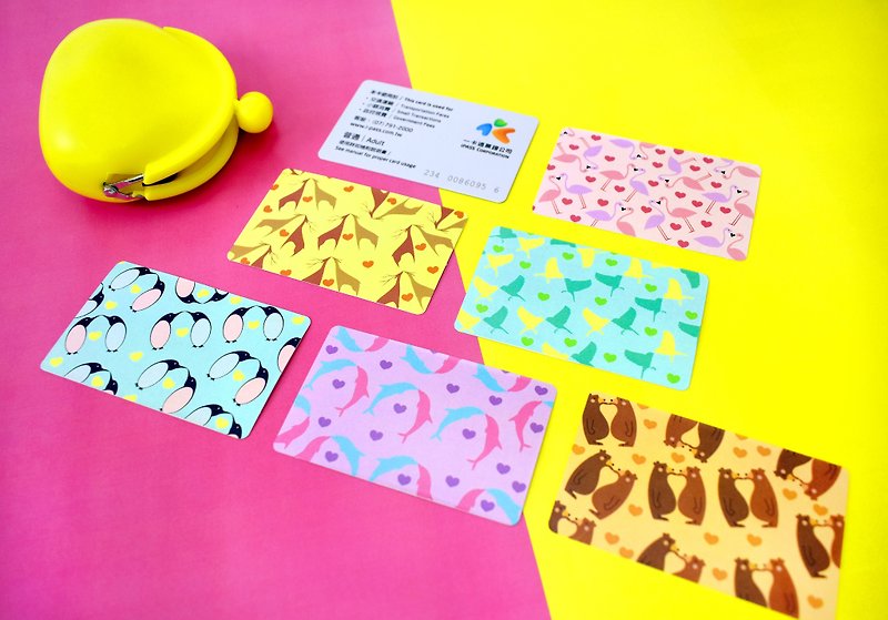 Ticket card decoration sticker-sweet hand-painted - Stickers - Waterproof Material Multicolor