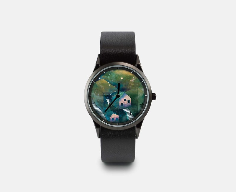 【Illustration Watch】SECRET TIME-Act 6 - นาฬิกาผู้ชาย - โลหะ สีเขียว