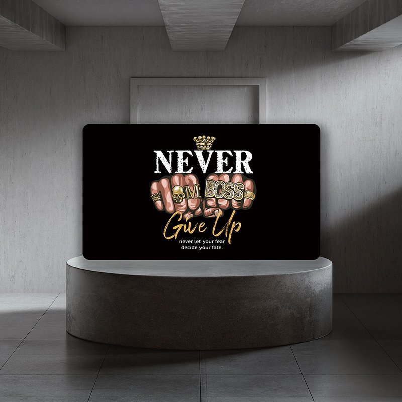 隨身口罩抗菌收納盒 萬用小物盒 防疫小物-Never Give Up - 居家收納/收納盒/儲物盒 - 環保材質 