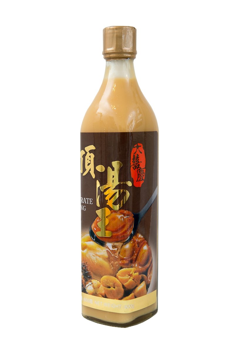 香港ブランド 大溪清頂スープ王 - ソース・調味料 - ガラス ゴールド
