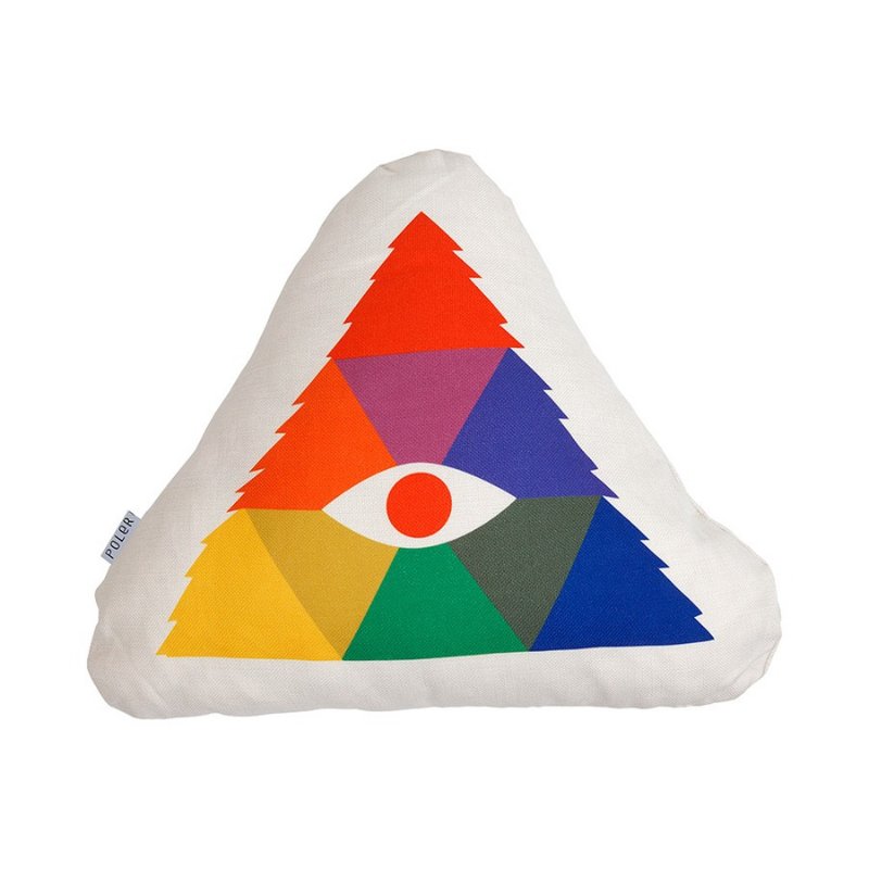 POLER CYCLOPS PILLOW Mountain Eye Pillow/ Printing/ Limited Edition - Camping Gear - เส้นใยสังเคราะห์ หลากหลายสี