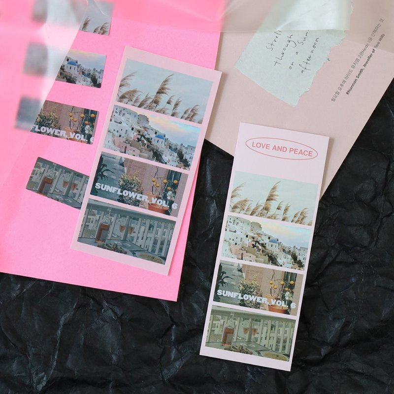 4 cut emotional sticker pink - 貼紙 - 紙 多色