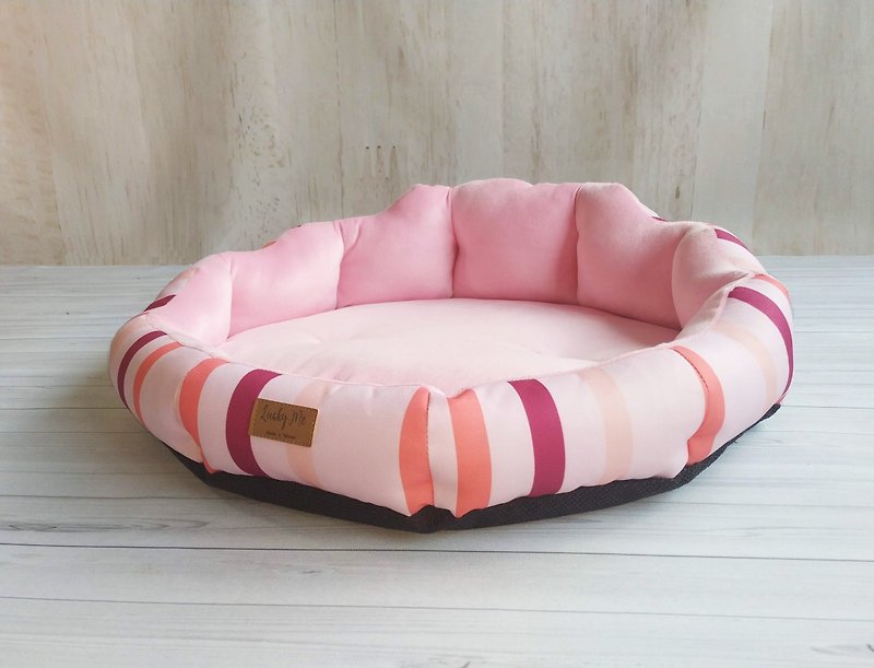Sleeping Mat (Large) - Good Mood Pink 8 Colors Choose Medium Dog Pet Mattress Summer Cooling Pad Additional Purchase - ที่นอนสัตว์ - ไฟเบอร์อื่นๆ สึชมพู