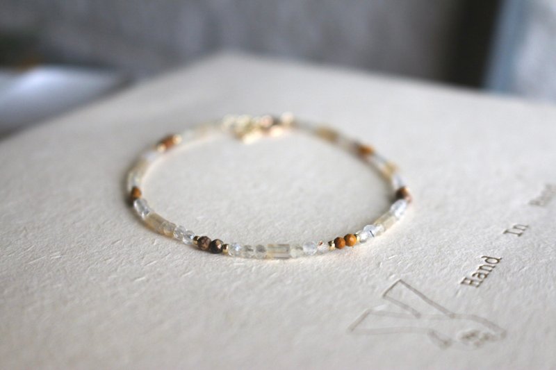 November Birthstone Citrine Bracelet Brings Happiness Topaz Natural Stone - Princess - - สร้อยข้อมือ - เครื่องประดับพลอย สีเหลือง