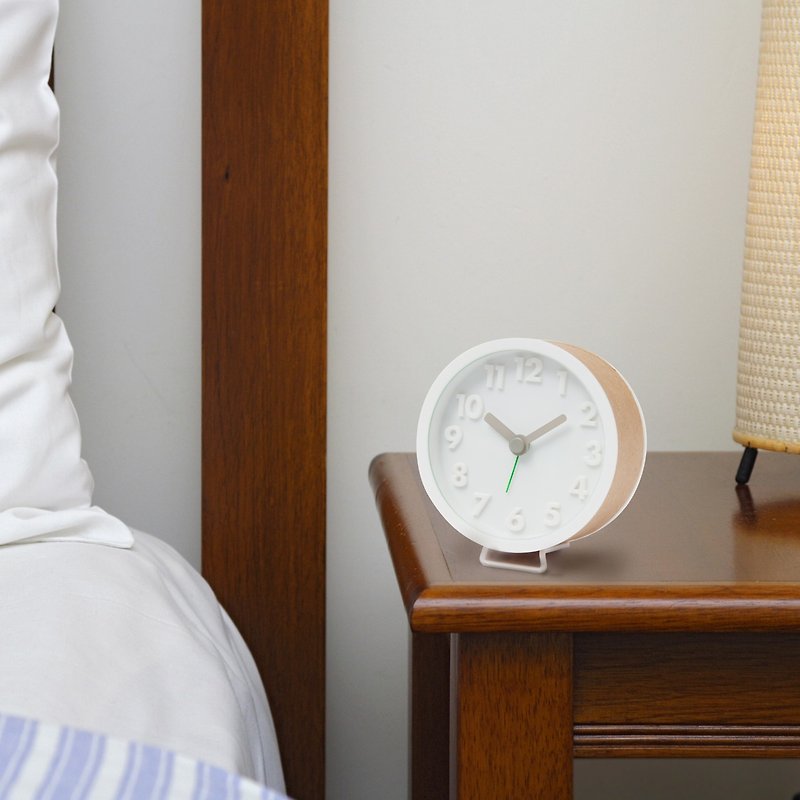 Kraft Paper Alarm Clock - นาฬิกา - กระดาษ ขาว