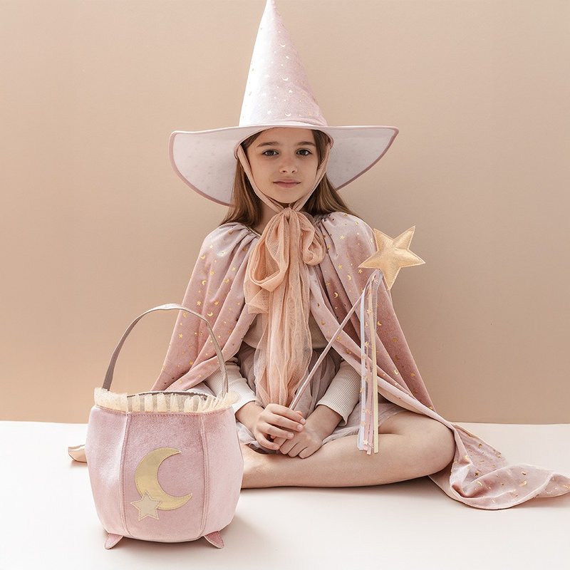英國Mimi & Lula_AW25_變裝派對_粉紅魔法鍋造型提籃 - 嬰兒手鍊/飾品 - 聚酯纖維 