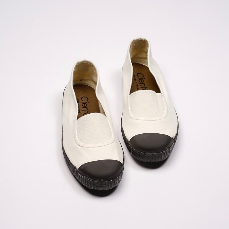 CIENTA Canvas Shoes U75997 05 - รองเท้าลำลองผู้หญิง - ผ้าฝ้าย/ผ้าลินิน ขาว