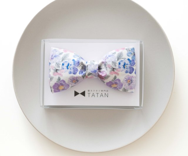 TATAN パンジー蝶ネクタイ パープル - Shop bowtie shop TATAN Ties