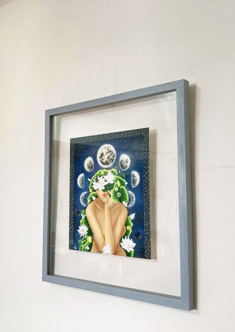 月映脈動  藝術微噴  限量版畫 精選相框  Giclée Print - 海報/掛畫/掛布 - 紙 多色