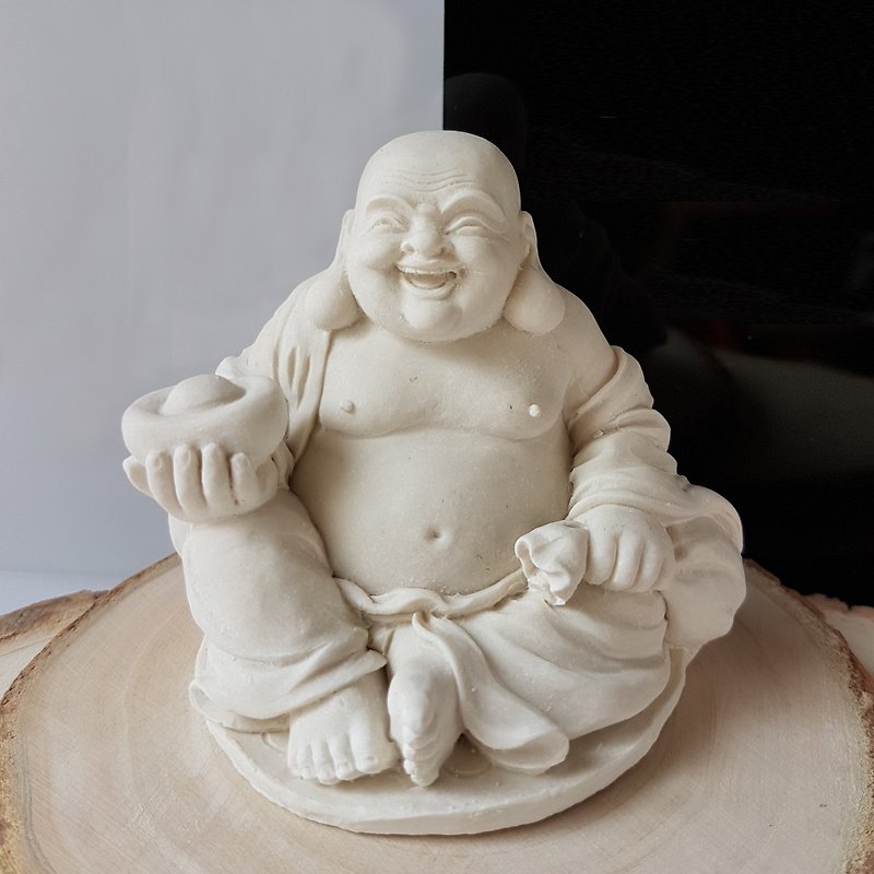 Laughing Buddha , Zen/Fairy Garden Supplies DIY Accessory - น้ำหอม - วัสดุอื่นๆ สีใส