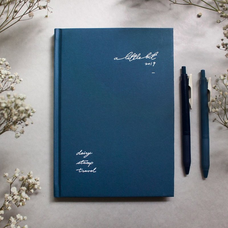 2019 a little bit - 一點點週誌 - 紺藍 - 筆記本/手帳 - 紙 藍色