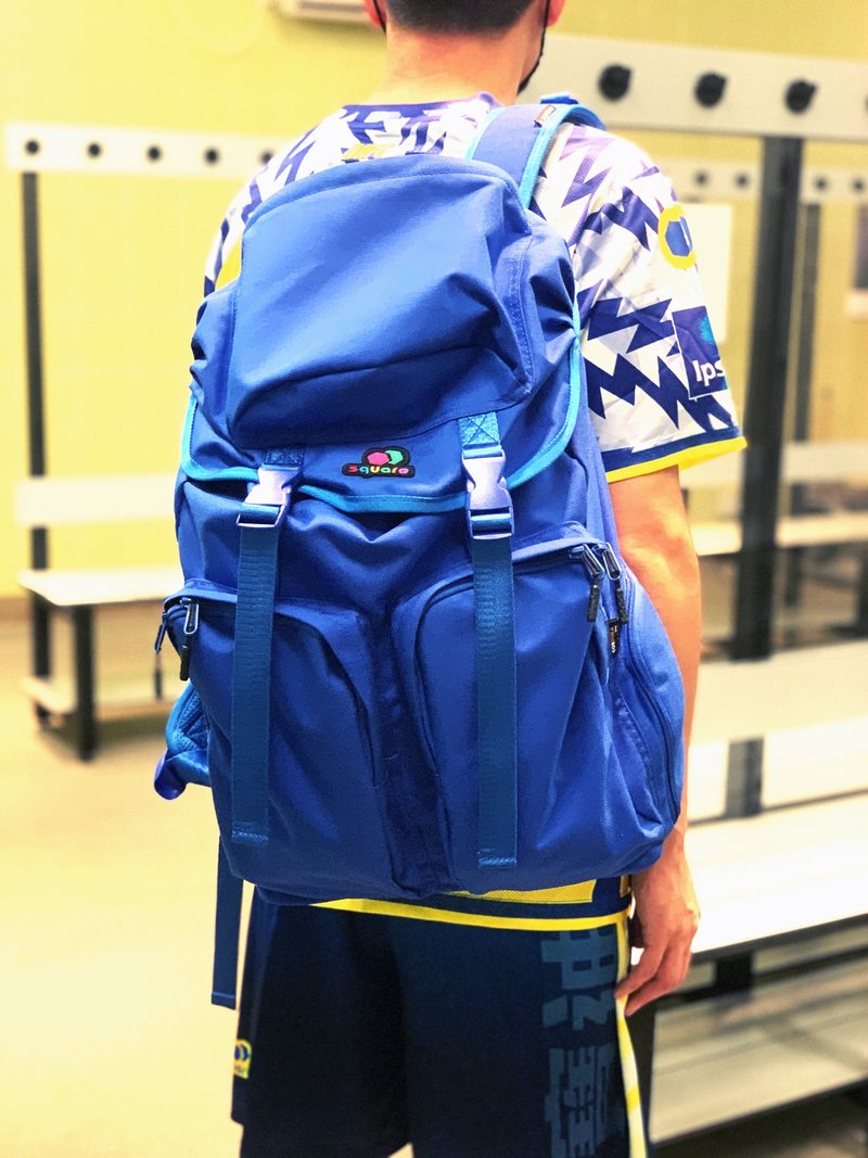 ZIZOU 35L Backpack Blue - กระเป๋าเป้สะพายหลัง - ไนลอน สีน้ำเงิน