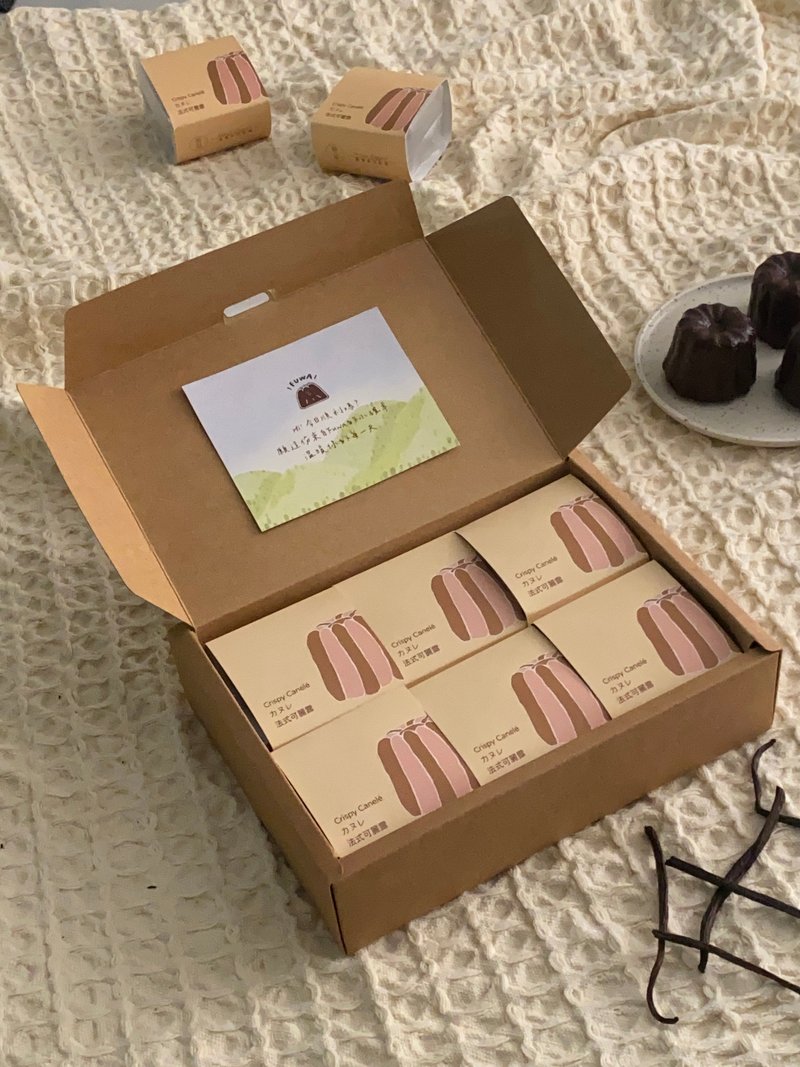 法式可麗露6入組禮盒 - 蛋糕/甜點 - 其他材質 