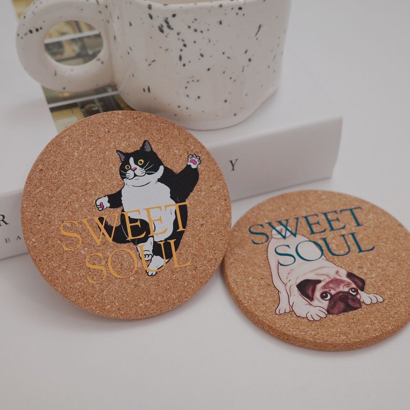 カスタマイズされたコースターコルクコースター断熱パッド飲料コースターギフト文化的および創造的 - コースター - その他の素材 