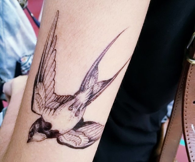 Sparrow Tattoo by New Vintage Handbags