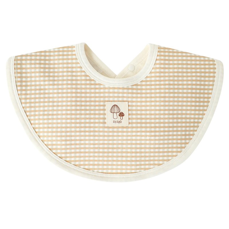 [SISSO organic cotton] Classic cool cotton bib - Bibs - Cotton & Hemp White