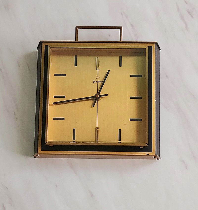 Pop era • Nordic style • German Bronze alloy old clock - Clocks - Other Metals 