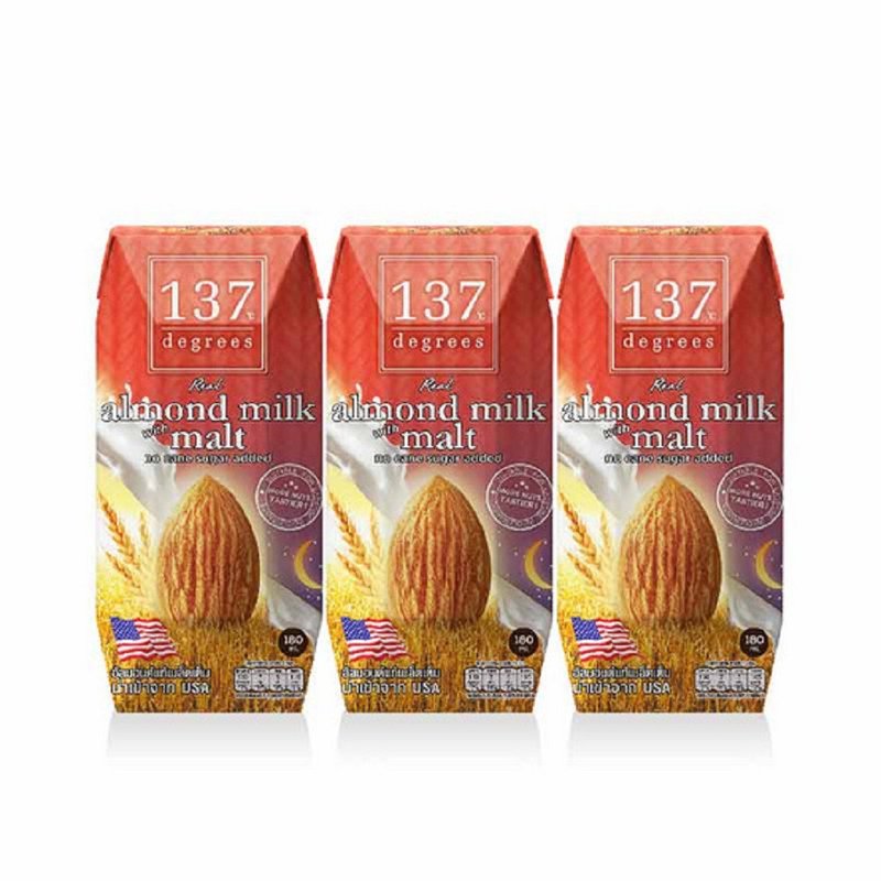 【3V惟根小鎮生機堅果艿】高纖-加州杏仁麥芽(180ml*36) - 鮮奶/植物奶 - 新鮮食材 