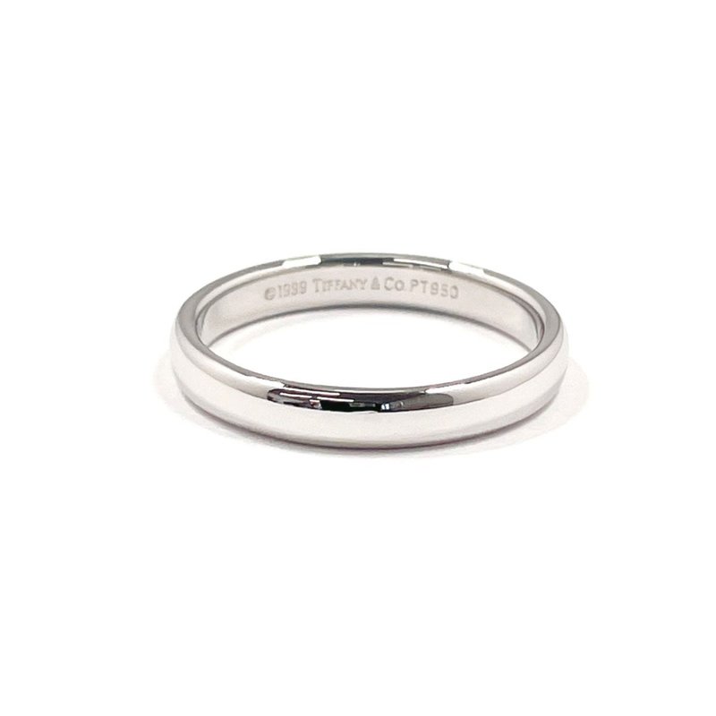 【日本直送 中古美品】13.5号 ティファニー TIFFANY&Co. リング・指輪 ウェディング バンドリング フォーエバー Pt950 - 戒指 - 貴金屬 銀色