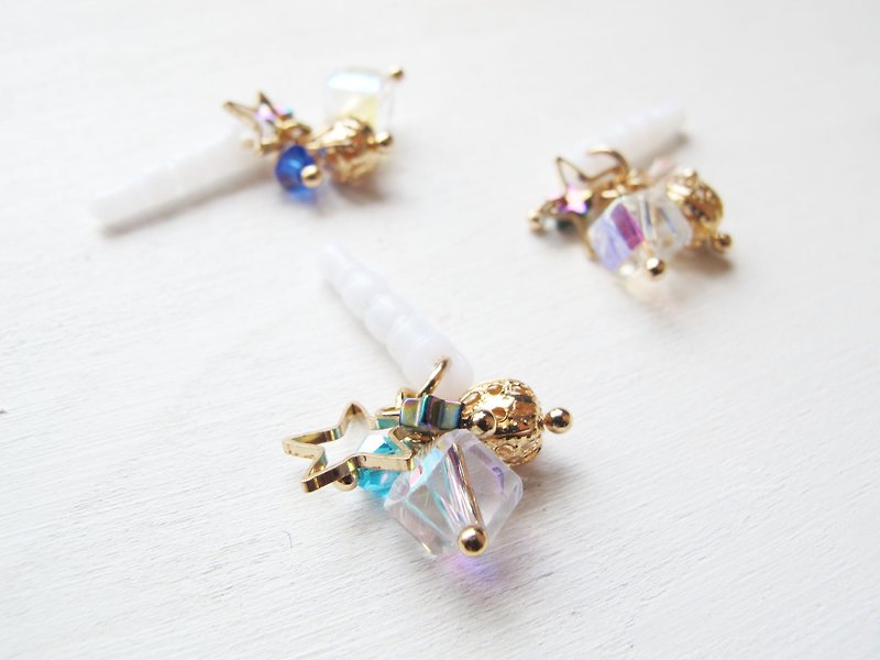  Rosy Garden shooting stars crystals dustplug - Other - Other Materials Blue