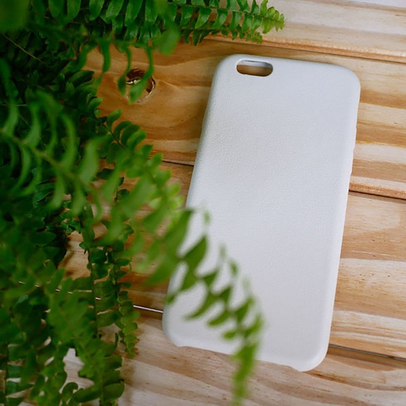 AOORTI :: Apple iPhone 6s Plus Handmade Leather Cowhide Case - Rose White - เคส/ซองมือถือ - หนังแท้ สีกากี