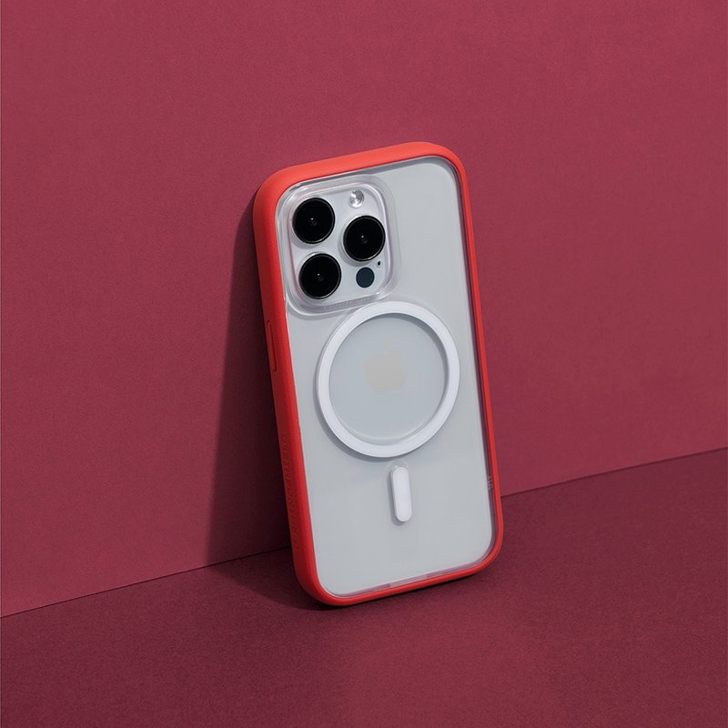 Mod NX(MagSafe兼容)超強磁吸手機殼/紅色 for iPhone系列 - 手機配件 - 塑膠 紅色