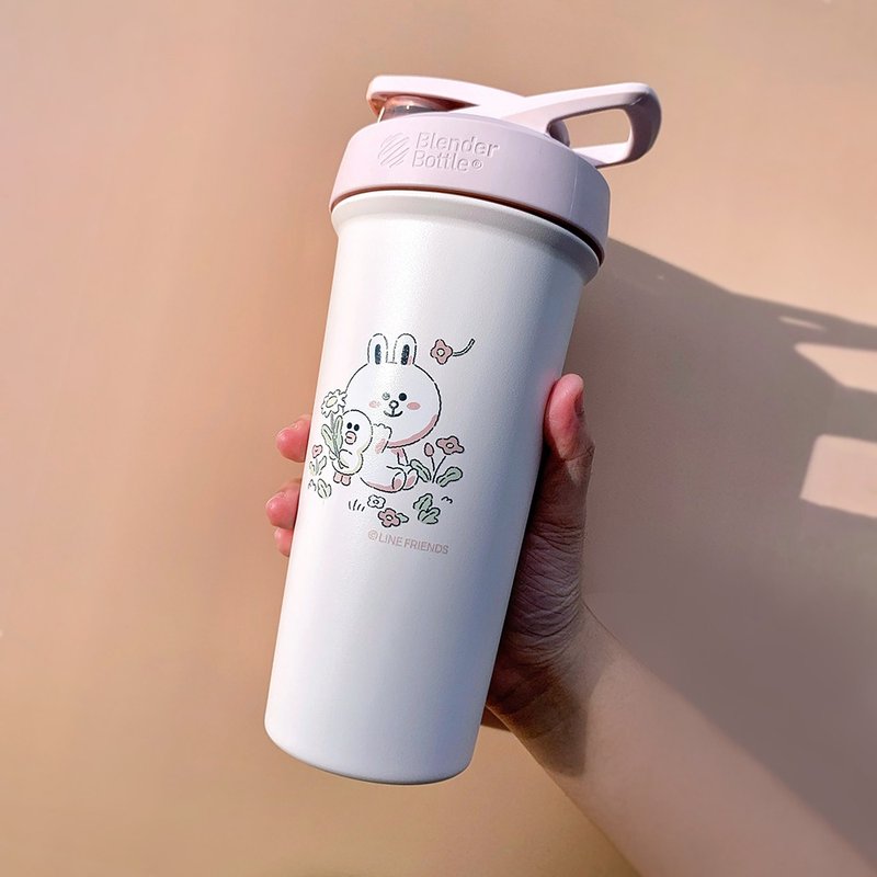 【LINE FRIENDS】BlenderBottle Sleek Stainless Steel-25oz－小花TUTU - กระบอกน้ำร้อน - สแตนเลส 