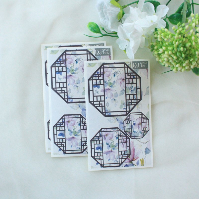 Oriental label paper sticker_July_7 - 貼紙 - 紙 