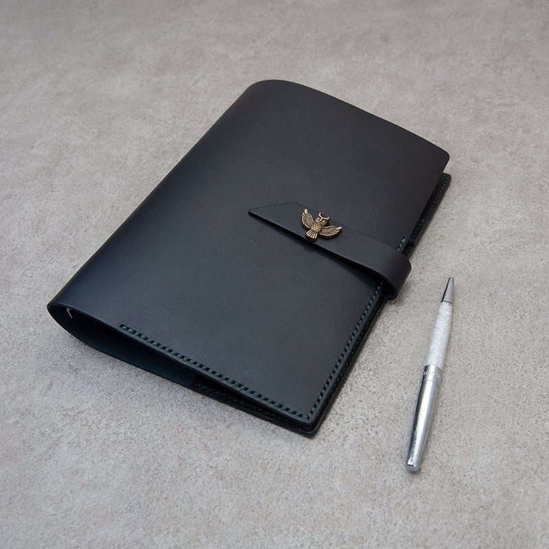 A5 Genuine Leather Binder Notebook - สมุดบันทึก/สมุดปฏิทิน - หนังแท้ หลากหลายสี