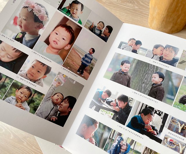 Hardcover small photo book/Party commemoration for couples and  families/Double-framed double-page picture design - Shop GHFdesign Photo  Albums & Books - Pinkoi
