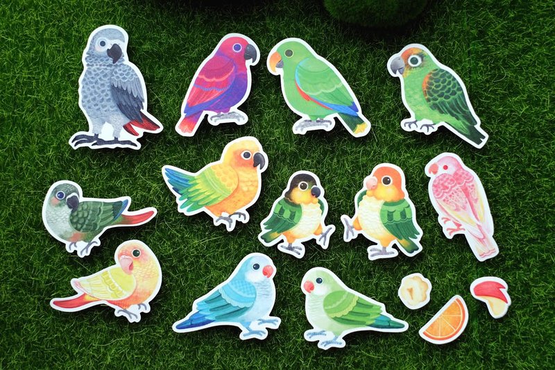 Bird bird(4th bomb) and paper stickers - Stickers - Paper 