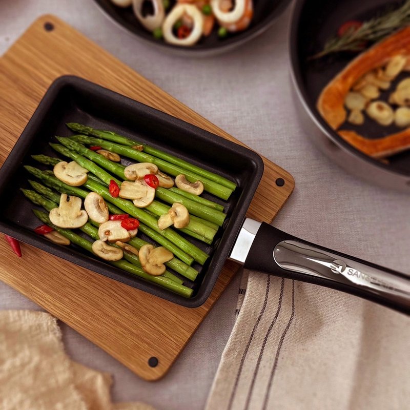 SANSO LIFE 不鏽鋼不沾玉子燒鍋 13x18cm - 廚具 - 不鏽鋼 