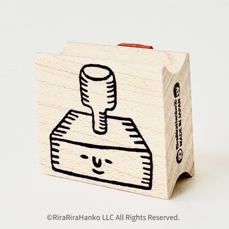 スタンプくん*26mm×30mm*ラバースタンプ*R949 - 印章/印台 - 木頭 