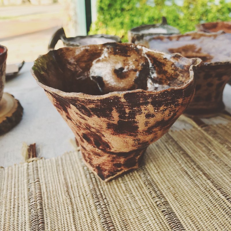 Broken (small bowl) - Bowls - Pottery Brown